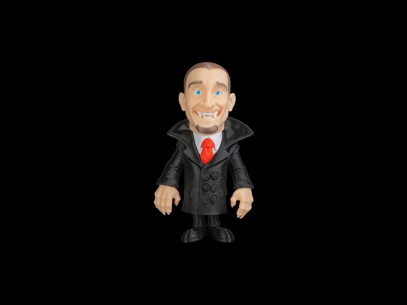Figura de conde vampiro personalizada impresa en 3D