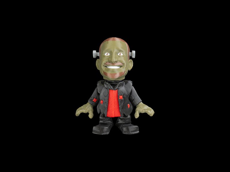 Figura de Frankenstein personalizada impresa en 3D